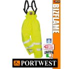 Portwest BIZFLAME antisztatikus lángálló bélelt esőnadrág - munkaruha