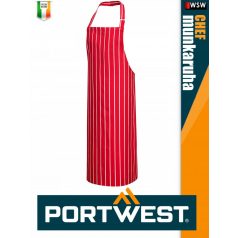   Portwest HORECA RED BUTCHER pamut zsebes kötény 69 x 95 cm - munkaruha