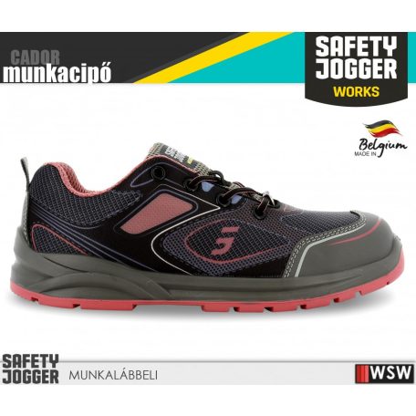 Safety Jogger CADOR S1P lélegző anyagú technikai munkacipő - munkabakancs