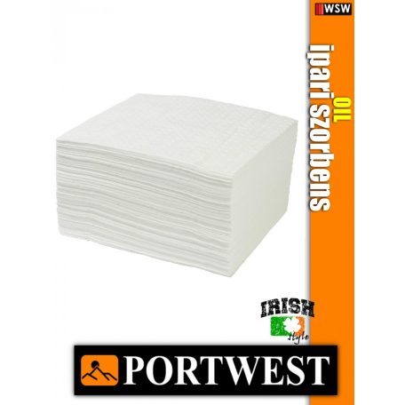 Portwest SM50 olaj szorbens párna - ipari szorbens - 200 db