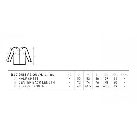 B&C DENIM VISION férfi rövidujjú ing - munkaruha