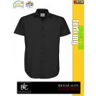 B&C BLACK TIE férfi rövidujjú ing - munkaruha