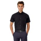 B&C BLACK TIE férfi rövidujjú ing - munkaruha