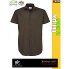 B&C BLACK TIE férfi rövidujjú ing - munkaruha