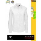 B&C OXFORD női hosszúujjú blúz - munkaruha