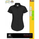 B&C BLACK TIE női rövidujjú blúz - munkaruha