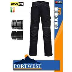 Portwest PW3 BLACK derekas munkanadrág - munkaruha