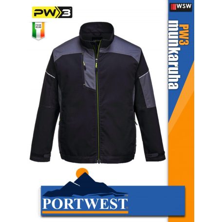 Portwest PW3 BLACK munkakabát - munkaruha