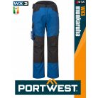 Portwest WX3 STEELBLUE prémium derekas munkanadrág ajándék térdbetéttel - munkaruha