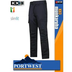Portwest KX3 GREY prémium slimfit deréknadrág - munkaruha