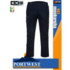Portwest KX3 NAVY prémium ripstop deréknadrág - munkaruha