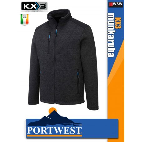 Portwest KX3 GREY prémium technikai polárkabát - munkaruha