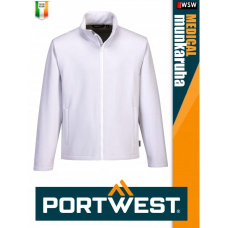Portwest MEDICAL WHITE PROMO férfi softshell kabát - munkaruha