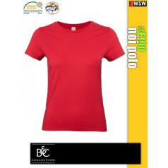 B&C #E190 női rövidujjú póló - munkapóló