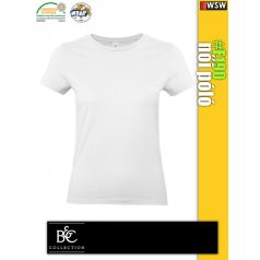 B&C #E190 női rövidujjú póló - munkapóló