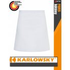 Karlowsky PARIS WHITE kevertszálas 95C-on mosható 90X50 cm kötény - munkaruha