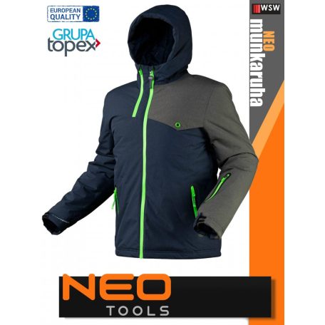 Neo Tools PREMIUM BLUE technikai vízálló kabát - munkaruha